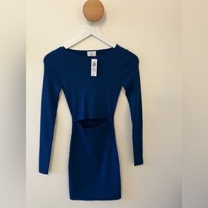 Aritzia Wilfred ribbed bodycon dress